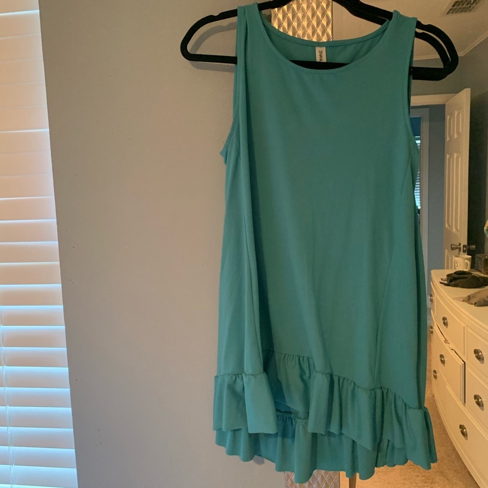 Zenana Ruffle Tank